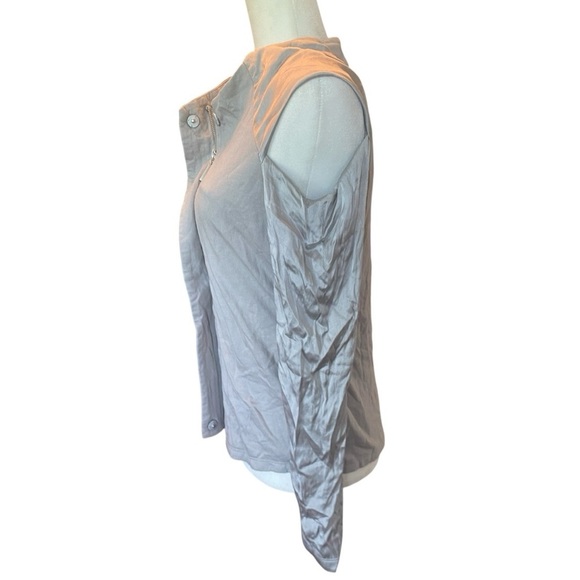 Young Fabulous Broke Cold Shoulder Womens Zip Up Jacket - Picture 2 of 8